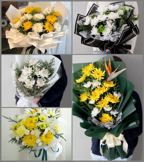 贵州毕节市威宁县龙场镇颜租块村白事花束代送